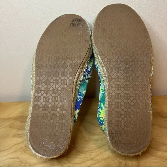 Lilly Pulitzer Lia Espradille Wade & Sea Sz 7 Shoes - Picture 7 of 8